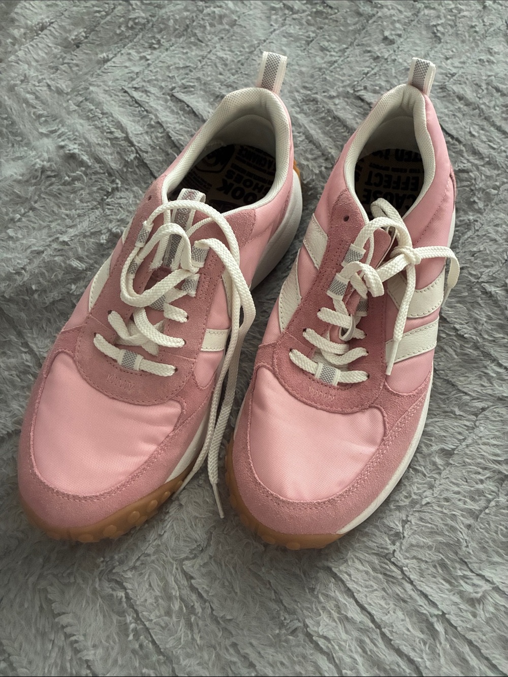 Keen Women's Pink Lace-Up Casual Sneakers